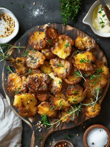 Crispy Smashed Potatoes