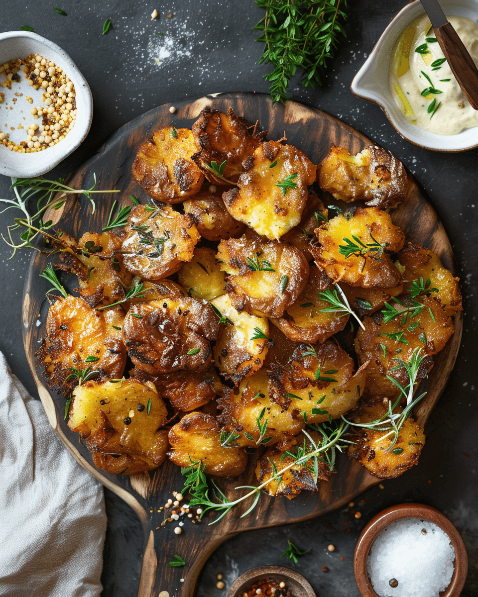 Crispy Smashed Potatoes