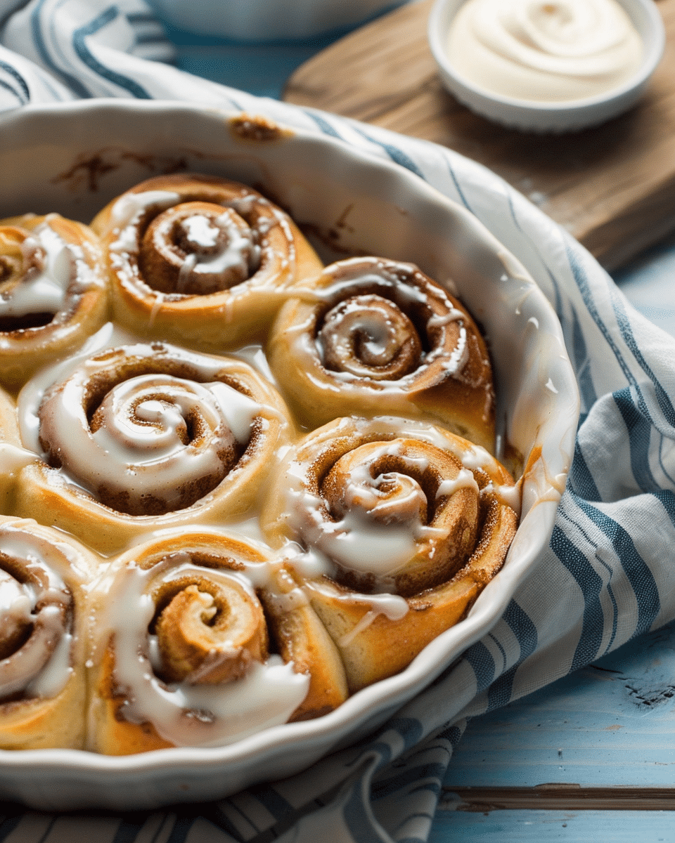 Easy Cardamom Cinnamon Rolls