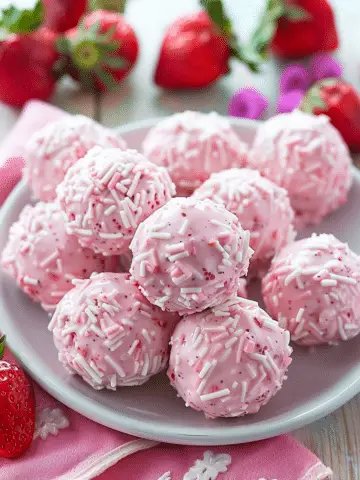Easy Strawberry Yogurt Bites