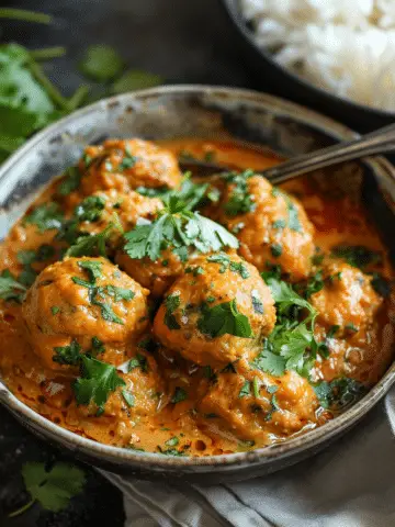 Easy Turkey Ball Curry
