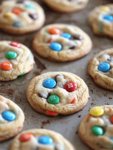Extra Mini M&M Cookies