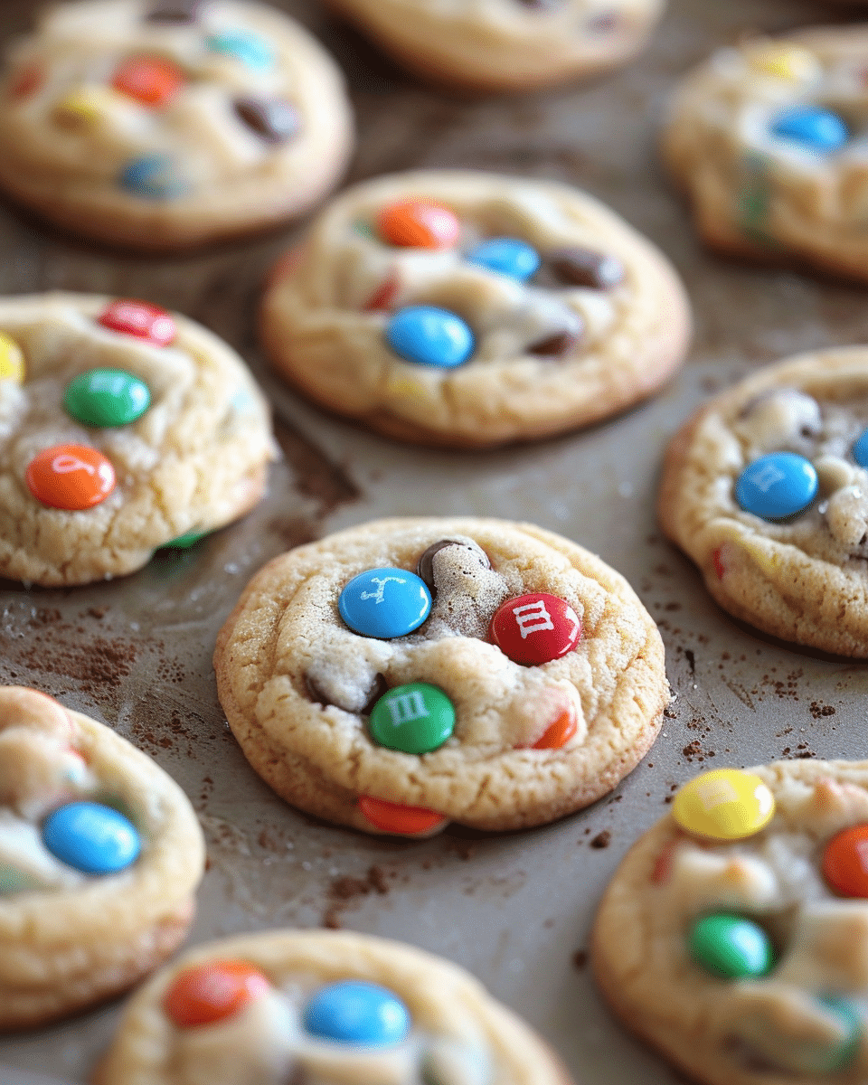 Extra Mini M&M Cookies