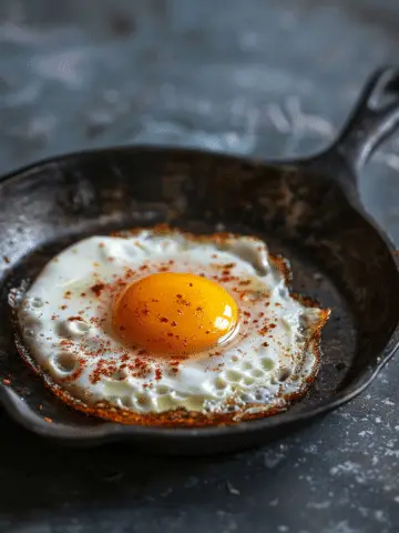 Fried Egg with Ketchup