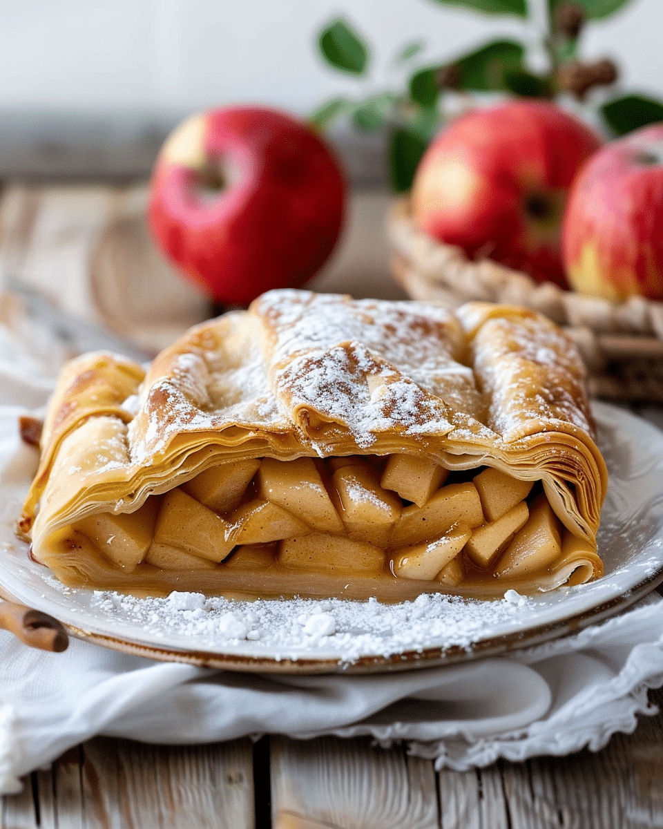 German Apple Strudel (Apfelstrudel)