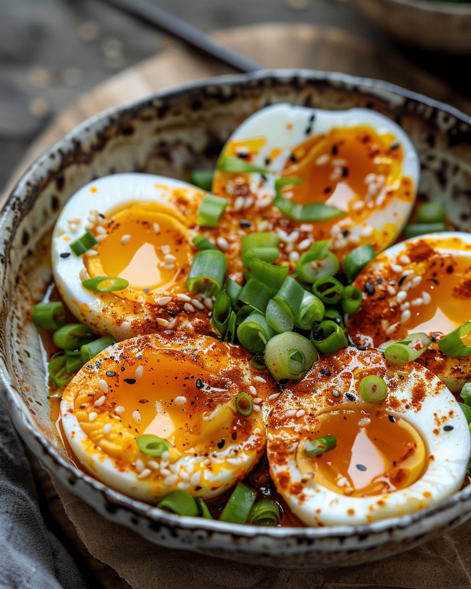 Korean Marinated Eggs (Mayak Gyeran)
