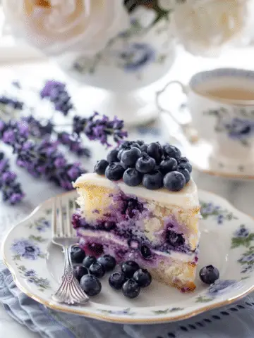 Lavender Blueberry Tea Cakes