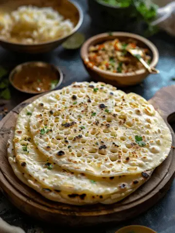 Leftover Rice Chapathi