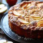 No-Flour Flourless Oatmeal Apple Cake