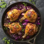 Oktoberfest Chicken with Red Cabbage