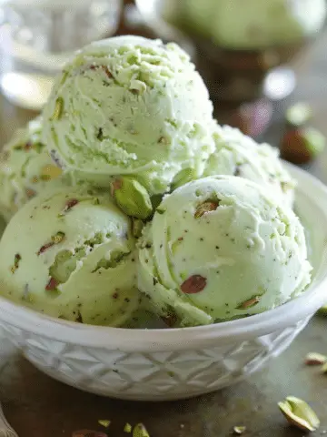 Pistachio Frozen Yogurt Bites