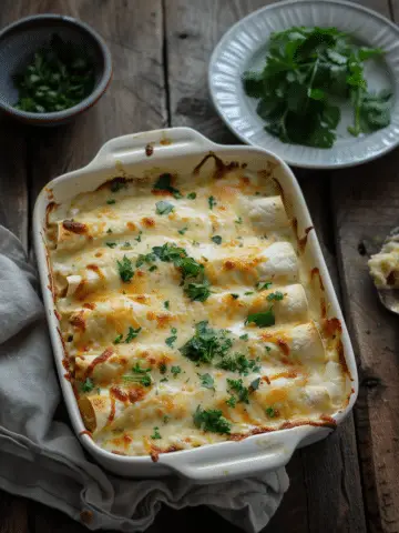 White Chicken Enchiladas