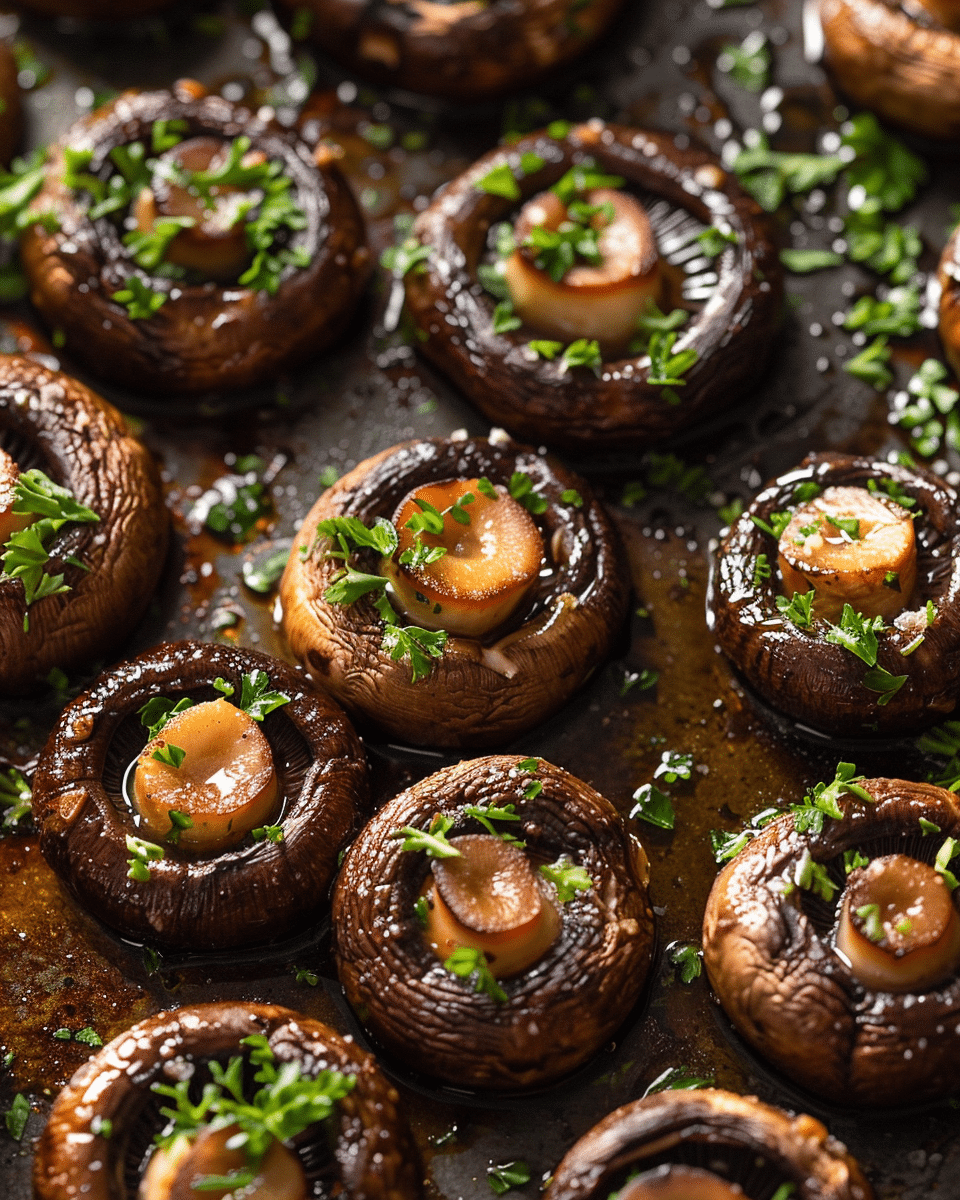 15 Minute Garlic Butter Mushrooms