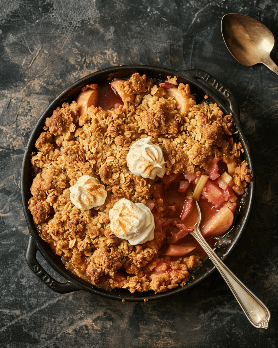 Apple Rhubarb Crisp