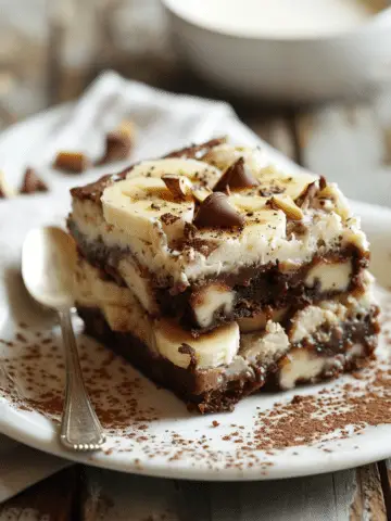 Banana Pudding Brownies