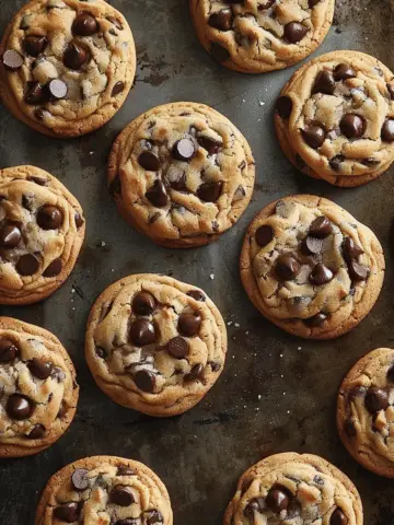 Brown Butter Scoopable Chocolate Chip Cookies
