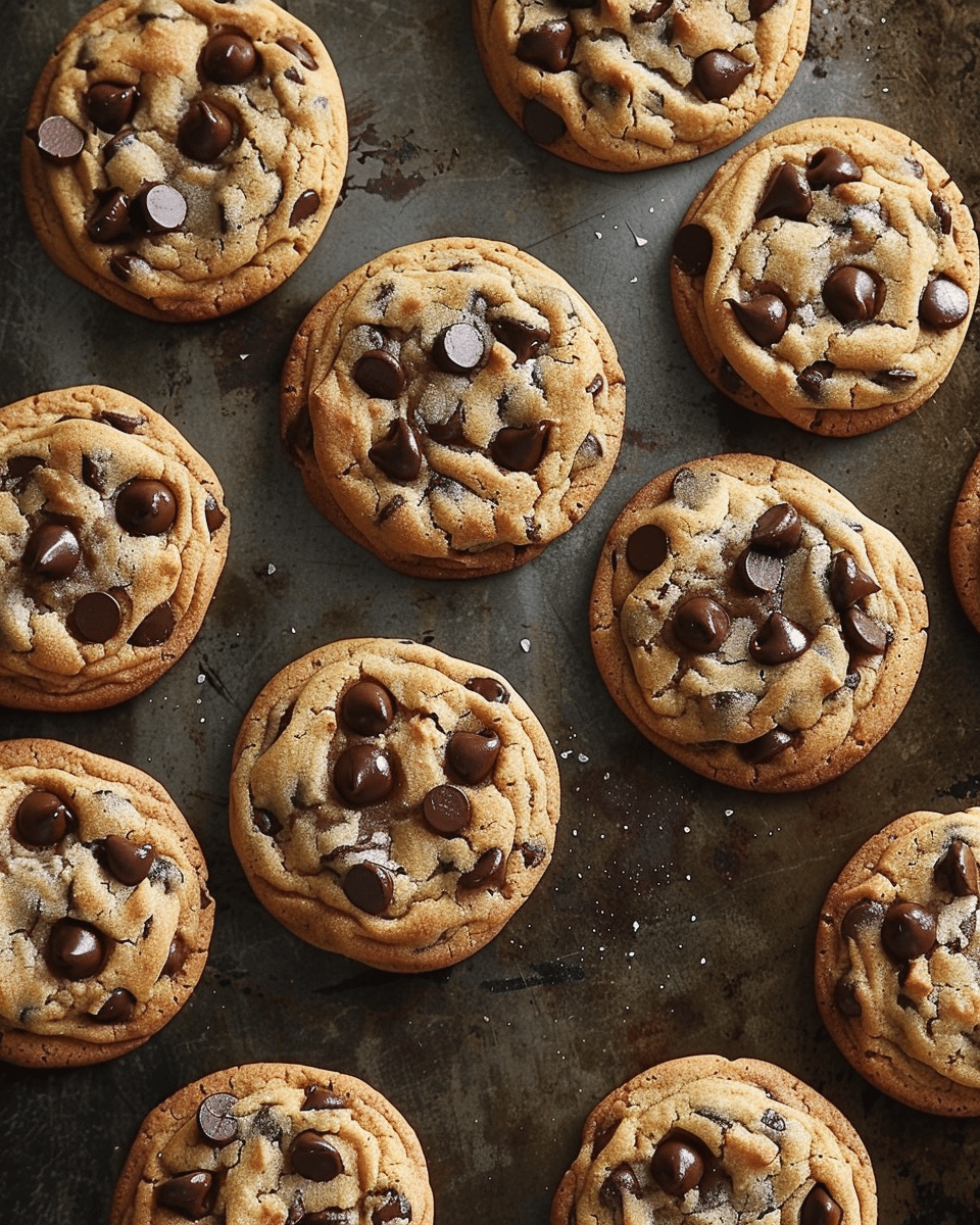 Brown Butter Scoopable Chocolate Chip Cookies