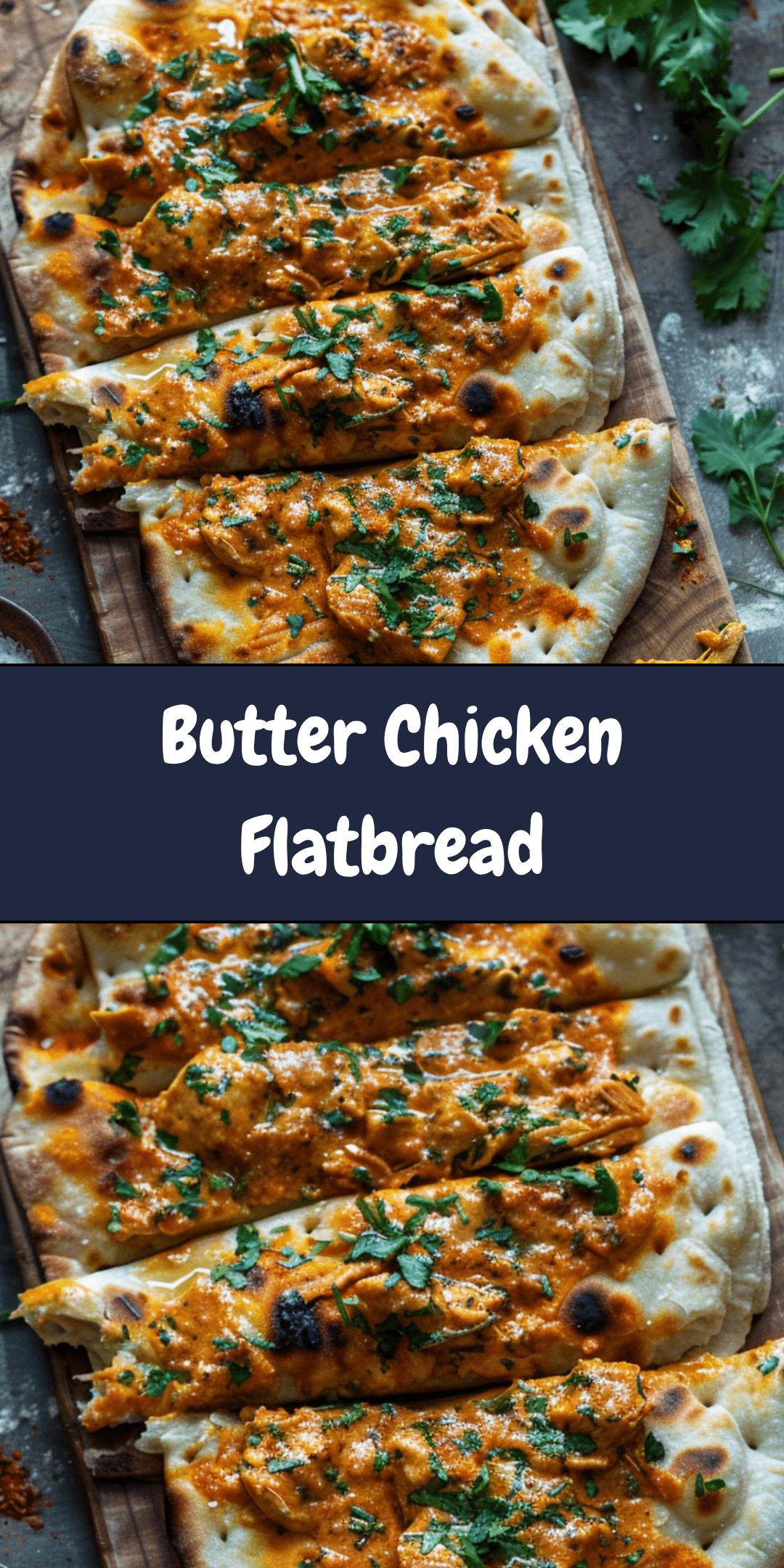 Butter Chicken Flatbread | Cheryl's Cooking