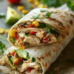 Chicken Avocado Ranch Burritos