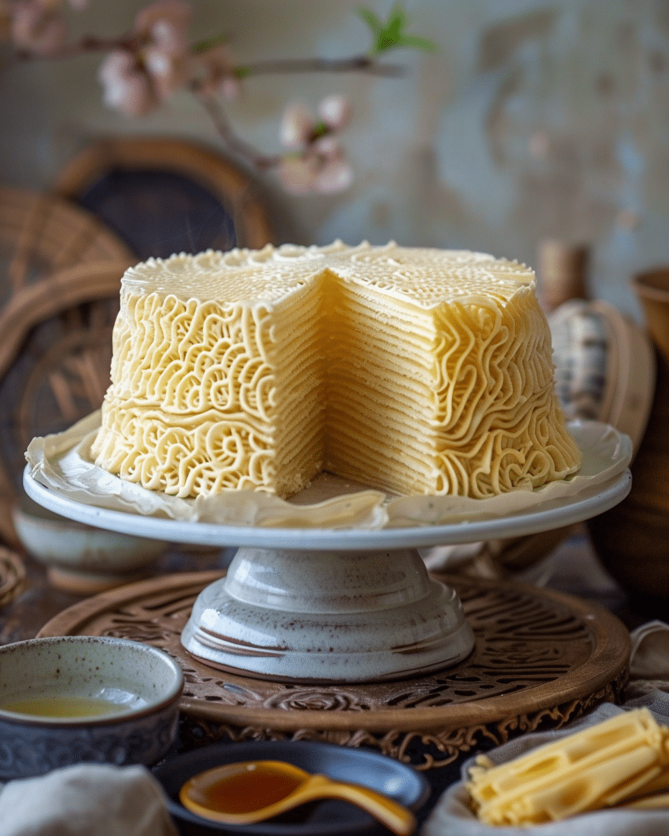 Chinese Thousand-Layer Steamed Cake