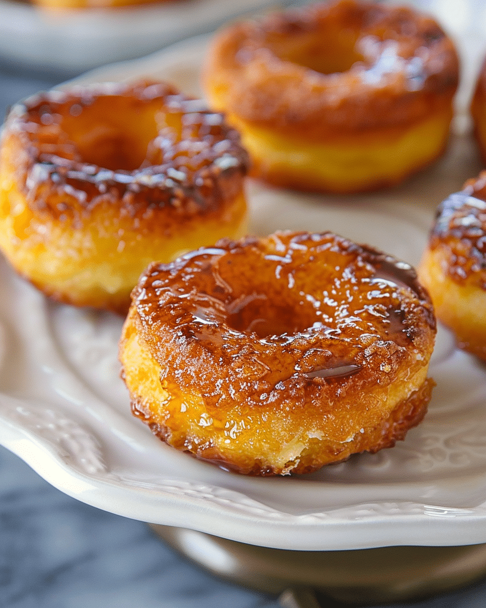Crème Brûlée Donuts
