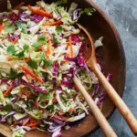 Crunchy Cabbage Salad with Dijon-Lime Vinaigrette