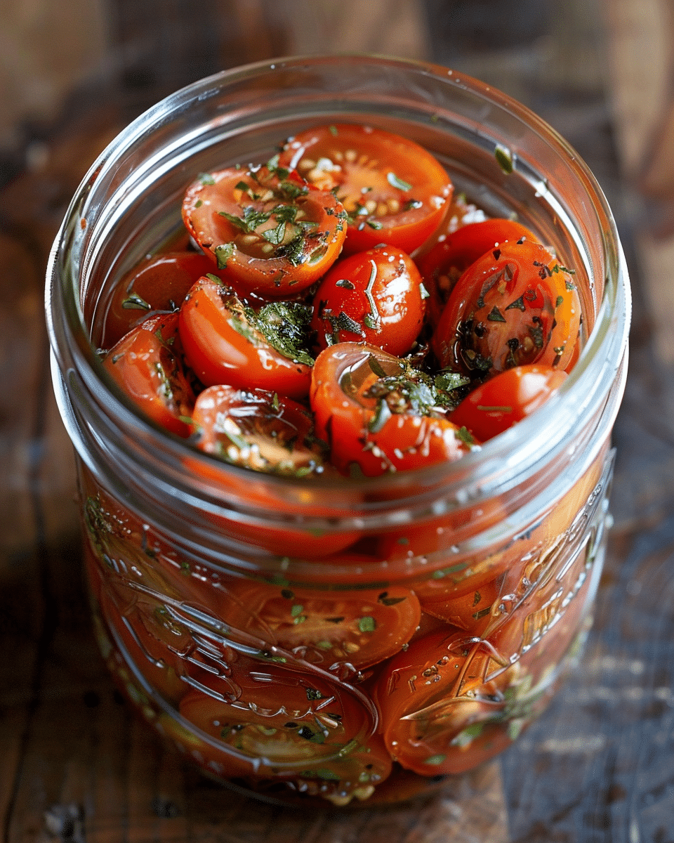 Easy Marinated Tomatoes