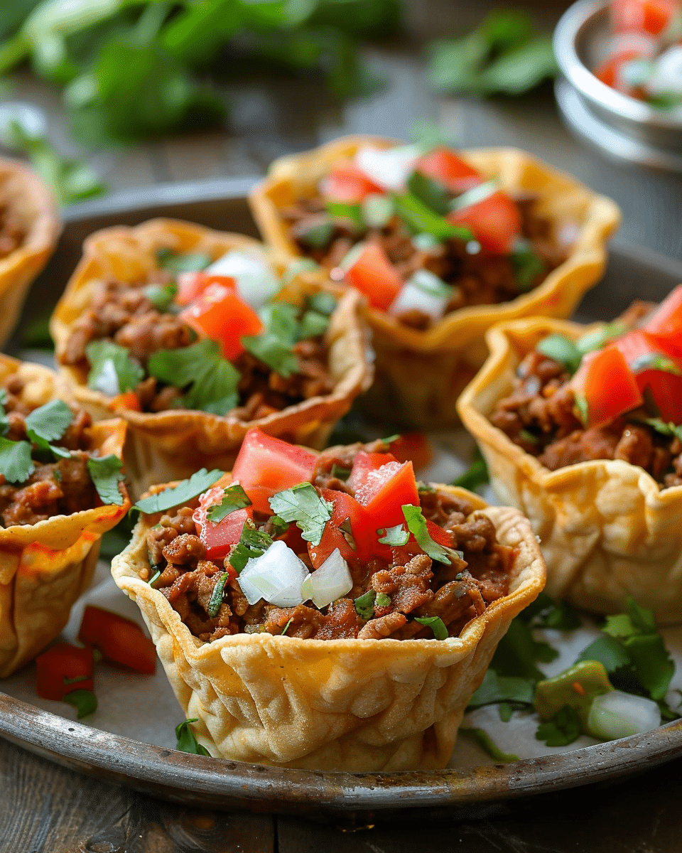 Easy Taco Cups