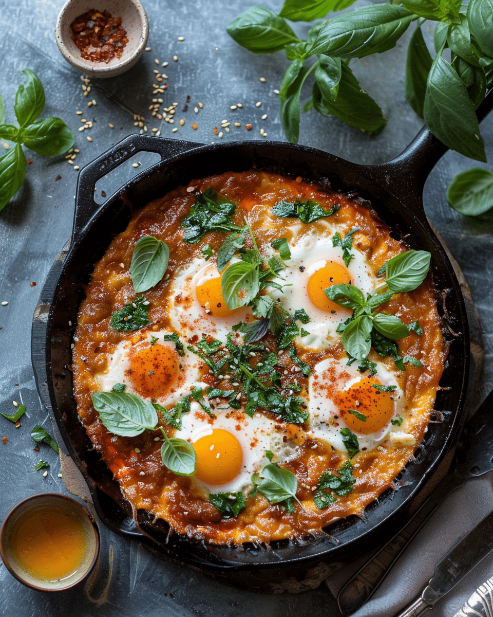 Gochujang Eggs in Purgatory