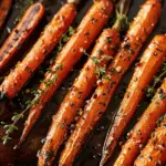 Honey Balsamic Roasted Carrots