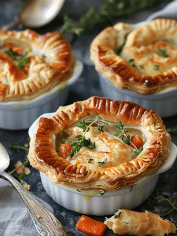 Individual Chicken Pot Pies