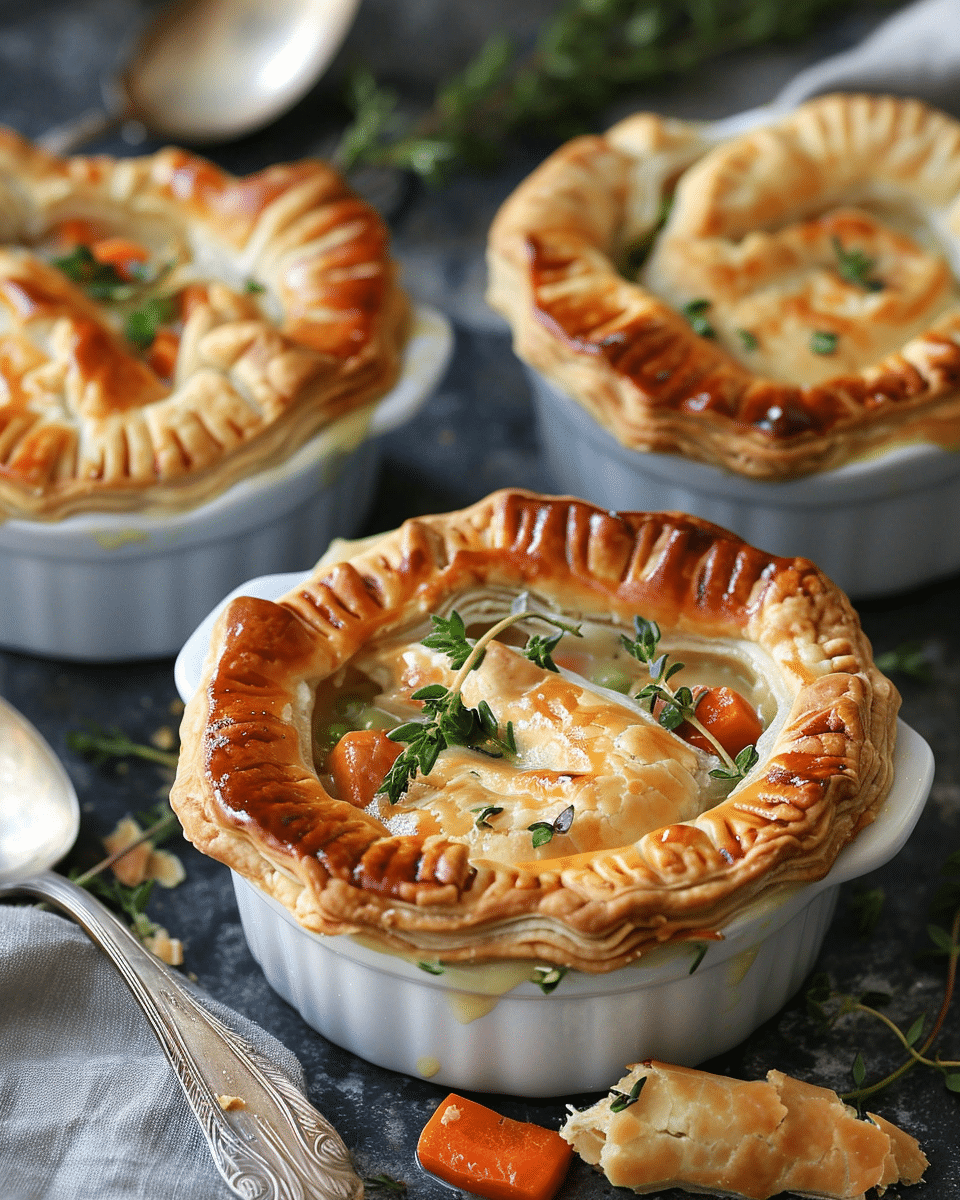 Individual Chicken Pot Pies