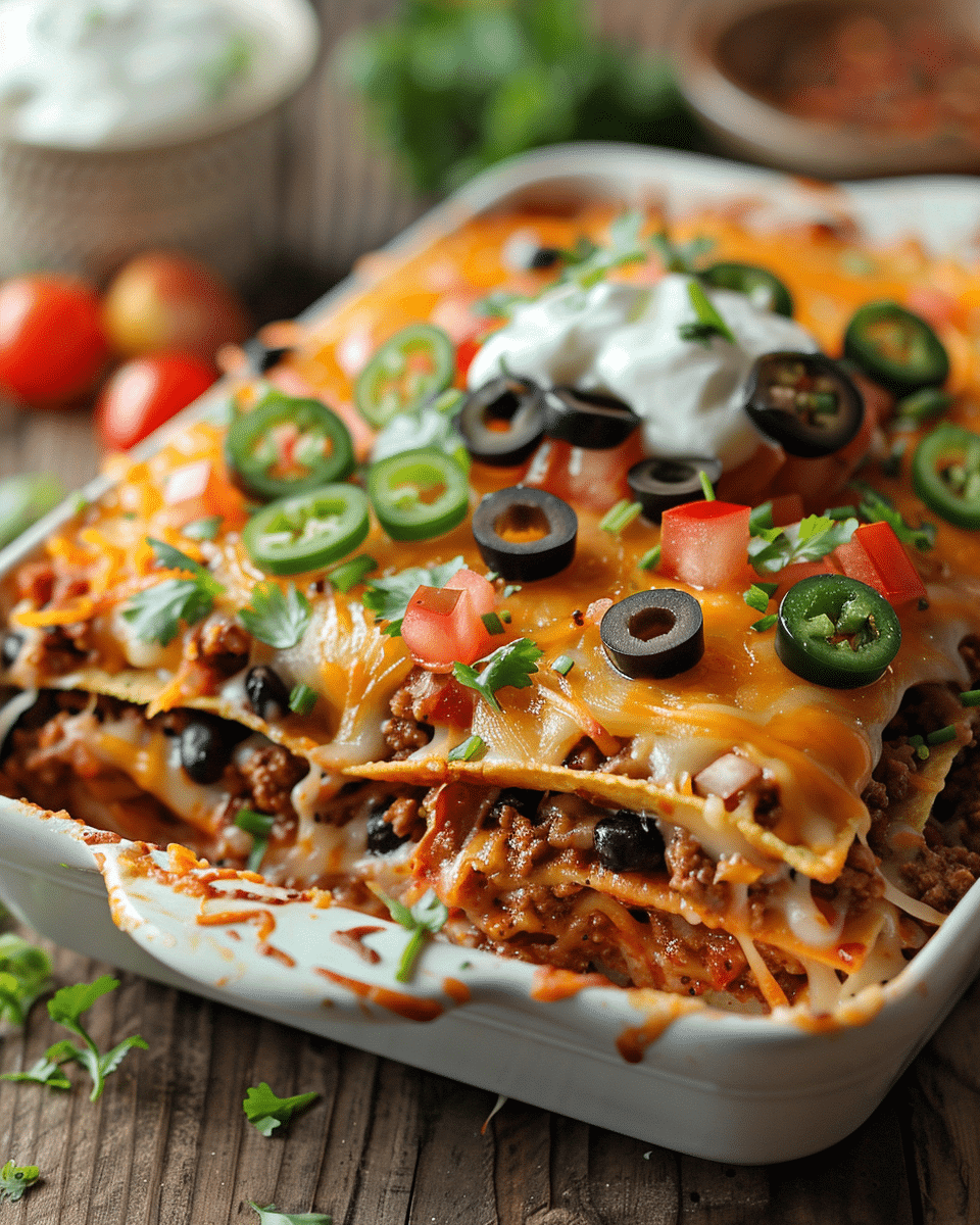 Layered Taco Bake