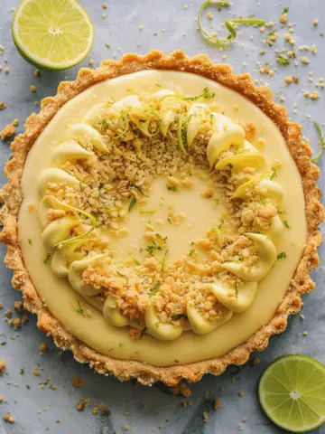 Lime Crumble Tart