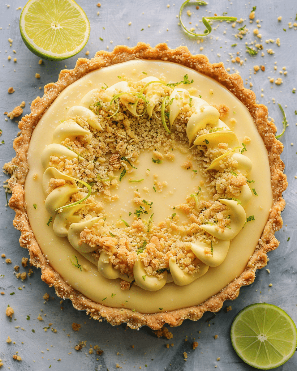 Lime Crumble Tart
