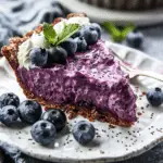 No-Bake Blueberry Chia Seed Pie