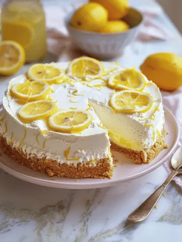 No-Bake Lemon Cheesecake