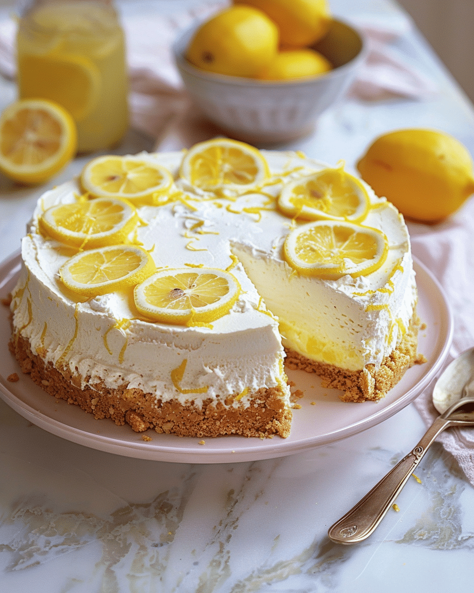 No-Bake Lemon Cheesecake