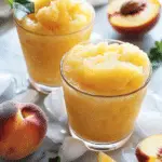 Peach Lemonade Slush