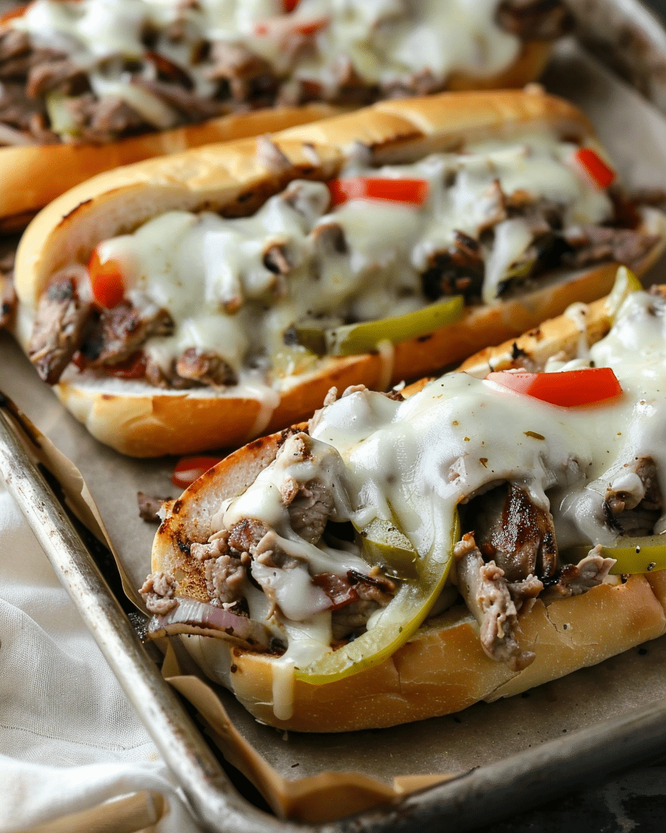 Philly Cheesesteak Sliders
