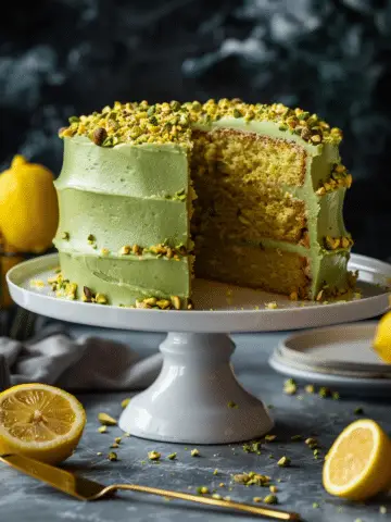 Pistachio Lemon Cake