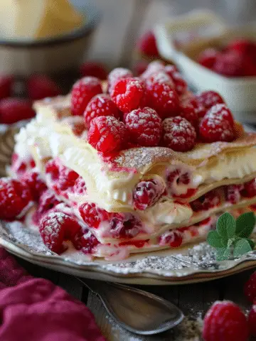 Raspberry Dessert Lasagna