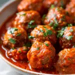 Soutzoukakia Smyrneika (Greek Meatballs in Tomato Sauce)