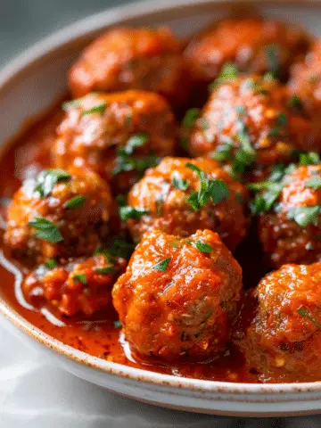 Soutzoukakia Smyrneika (Greek Meatballs in Tomato Sauce)