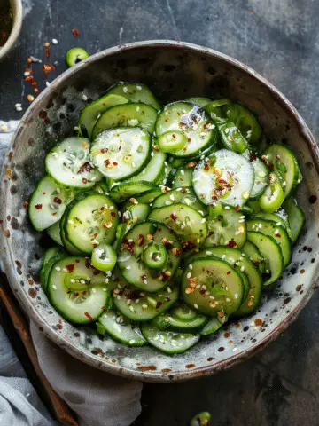Spicy Korean-Style Cucumber Salad