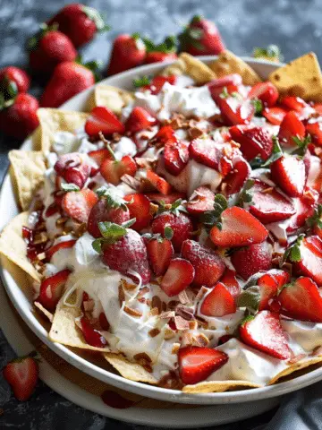 Strawberry Cheesecake Nachos Box