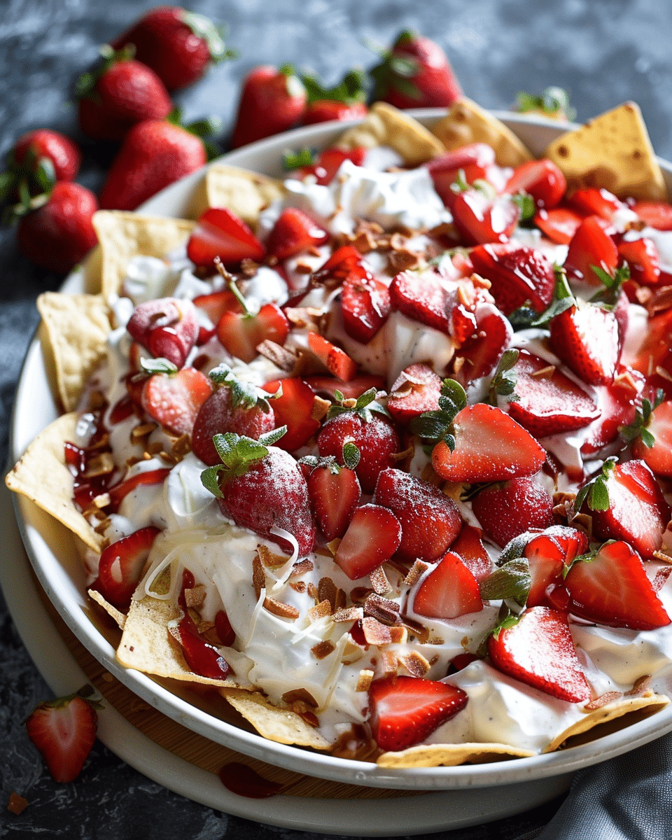 Strawberry Cheesecake Nachos Box