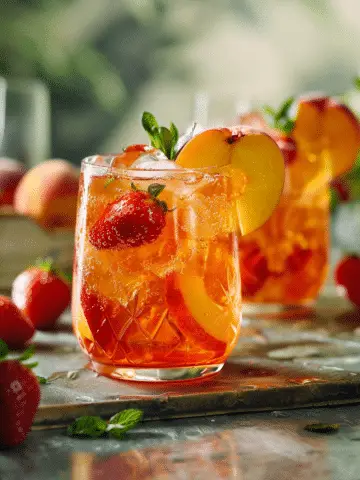 Strawberry & Peach Sweet Tea Duo