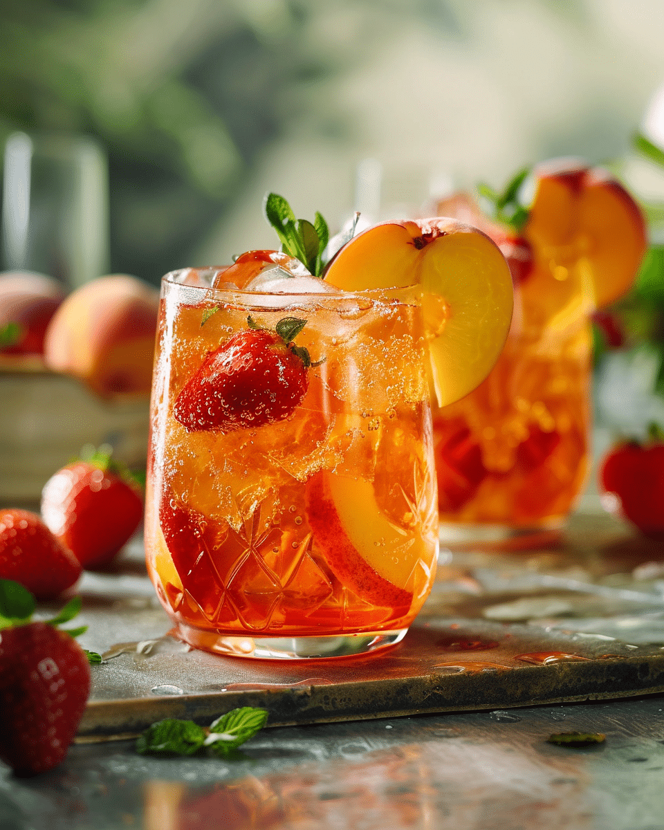 Strawberry & Peach Sweet Tea Duo