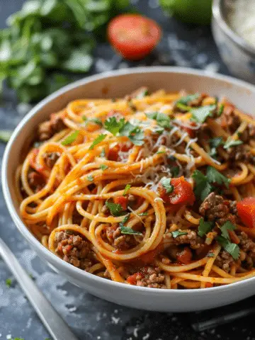 Taco Spaghetti